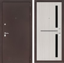 LABIRINT Входная металлическая дверь CLASSIC антик медь панель №2 сандал белый